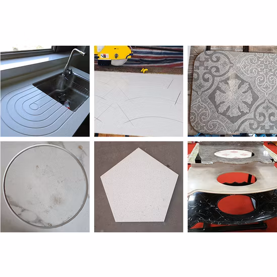 Brückensäge 5-Achsen-CNC-Marmor-3D-Steinschnitz-Steinschneidemaschine